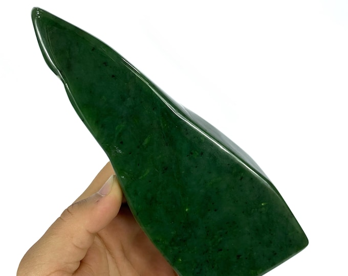 Best Quality Green Nephrite Jade Free Form, Nephrite Jade Free Form, Nephrite Jade Display, Nephrite, Nephrite Jade, Jade Free Form, 835g