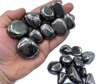 750g A++ Quality Golden Pyrite Tumbles, Pyrite Tumbles, Pyrite Stone Tumbles, Pyrite, Golden Pyrite, Polished Pyrite Tumbles, Pyrite Stone