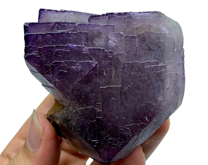 Beautiful Purple Color Fluorite Specimen 320g