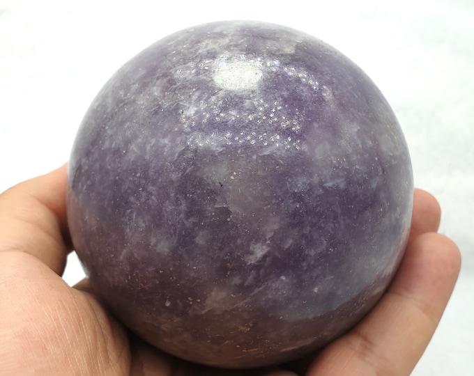 1000 Grams Beautiful Pink Color Lepidolite Sphere,Ball From Afghanistan