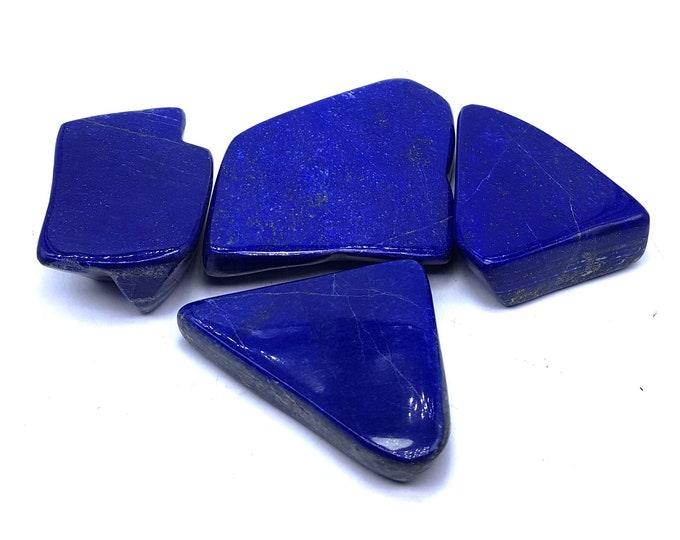 Nice Lapis Lazuli High Quality Free Form Tumble 4 pieces