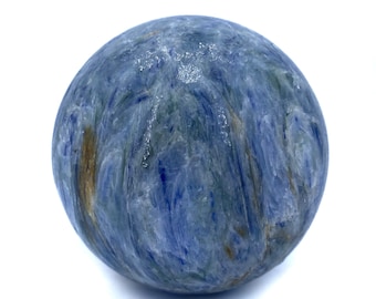 Blue Kyanite Sphere: Afghanistan Crystal Ball (91mm, 1330 Grams)