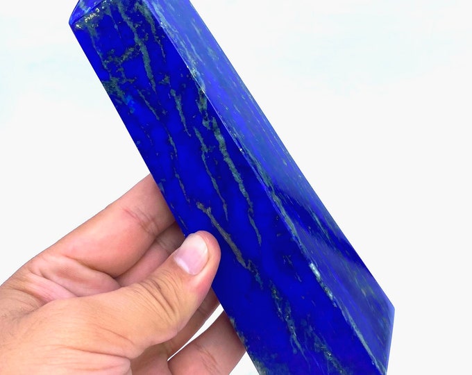 Best Quality 745 Grams Lapis Lazuli Towers,Lapis Towers,Lapis Stone Towers,Lapis Obliques,Lapis Gemstone,Blue Lapis,Lapis Lazuli Stone
