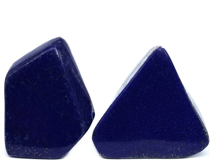 Lapis Lazuli 100% Natural Colour Freeform Tumble 2 Pieces