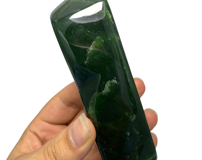 Best Quality Green Nephrite Jade Free Form Display (290g)
