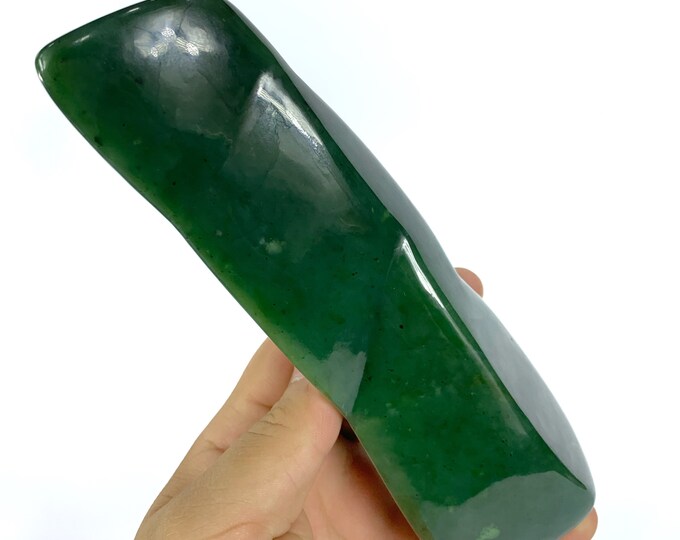 695g Best Quality Green Nephrite Jade Free Form, Nephrite Jade Free Form, Nephrite Jade Display, Nephrite, Nephrite Jade, Jade Free Form