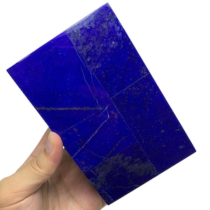 Lapis Lazuli Jewelry Box: Polished Blue Stone Box (1.57 lbs, Afghanistan Origin)