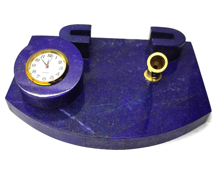 Lapis Lazuli Best Quality Pen And Cards Holder