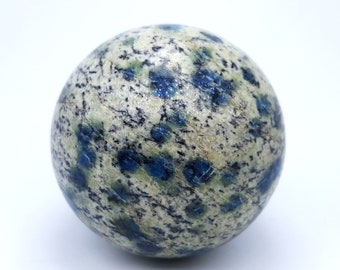 Beautiful 54 mm K2 Japer Sphere With Full Blue Dots