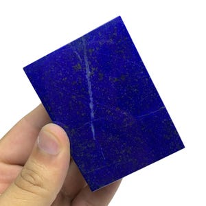 Lapis Lazuli Box: Polished Gemstone Jewelry Box, Afghanistan Origin (73x54x33 mm, 209g)