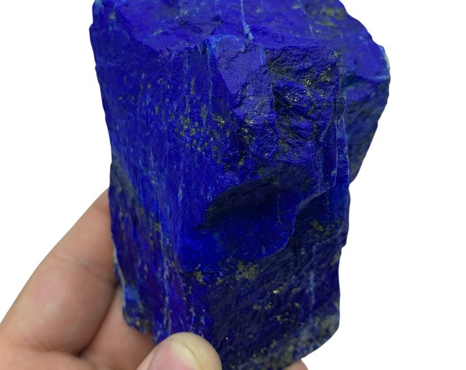535 Grams Raw Lapis Lazuli: Afghanistan Mine 4 Rough Stone