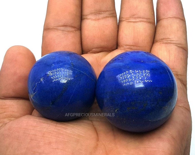 Top Quality 100% Genuine Lapis Lazuli Madani 4 Hand Made 460 Grams 2 Eggs And 2 Balls