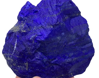 Raw Lapis Lazuli: 550g Afghan Rough Stone, Unpolished
