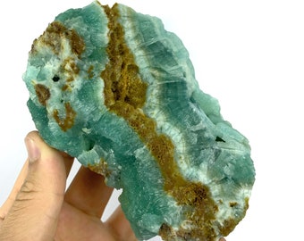 Blue Smithsonite Specimen: 733g Unpolished Mineral Stone from Afghanistan