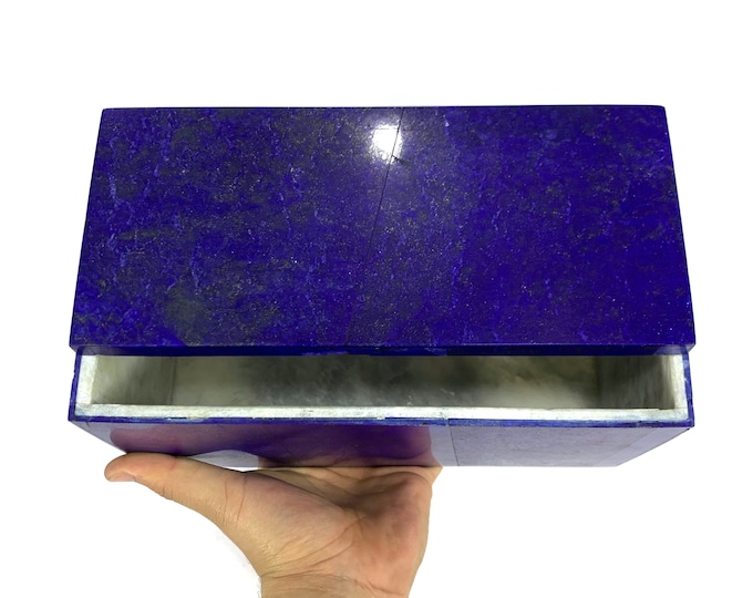 2.96 Kg Top Quality Lapis Lazuli Rectangular Box, Lapis Lazuli Box, Lapis Stone Box, Lapis Big Box, Lapis Jewelry Box, Lapis Lazuli, Lapis
