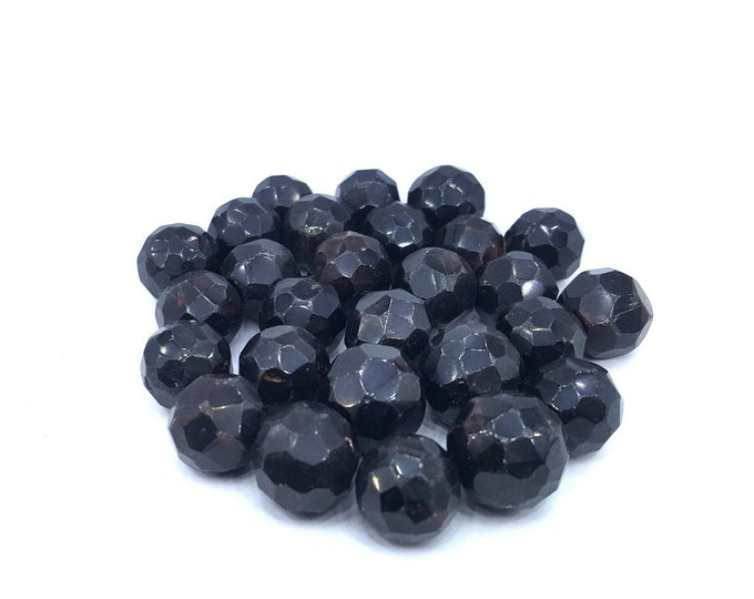 228 grams beautiful red garnet faceted beads hand made by Afghan Precious Minerals