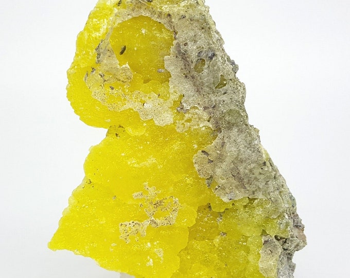 Wow 515 Carats Beautiful Yellow Lemon Color Attractive Brucite Specimen From Baluchistan,Pakistan