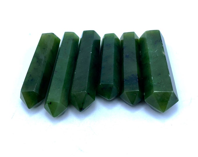 Beautiful Green Nephrite Jade Points,Crystals,Jade Points,Jade Crystals,Nephrite Jade Crystals,Nephrite Jade Points,Jade Stone,Nephrite