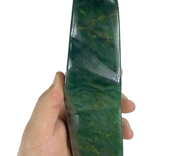 770g Best Quality Green Nephrite Jade Free Form, Nephrite Jade Free Form, Nephrite Jade Display, Nephrite, Nephrite Jade, Jade Free Form