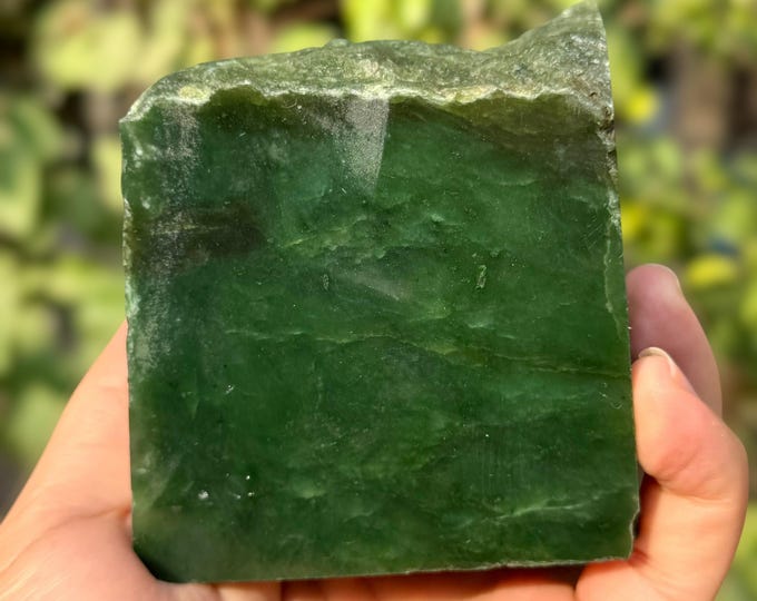 3.280 lbs Best Quality Green Color Nephrite Jade Cube, Jade Stone, Jade Cube, Nephrite Jade, Nephrite Cube, Nephrite Jade Cubic, Green Jade