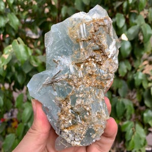 430g Beautiful Natural Sky Blue Aquamarine, Natural Aquamarine, Aquamarine Crystal, Rough Aquamarine Crystal, Aquamarine Crystal, Aquamarine