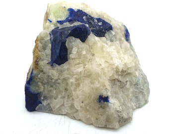 260 Grams Afghanite On Matrix Beautiful Blue Specimen