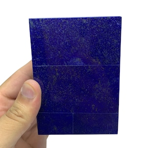 Lapis Lazuli Box: Polished Gemstone Jewelry Box, Afghanistan Origin (380g, 100x70x39 mm)