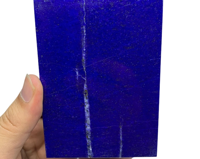 Lapis Lazuli Jewelry Box: Polished Gemstone Decoration (368g, 100x73x38 mm)