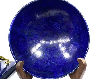 Polished Lapis Lazuli Bowl - 490g Afghanistan Stone