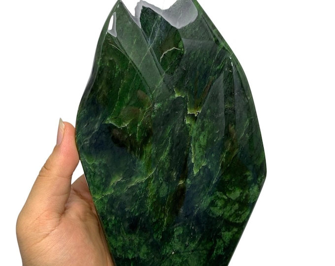 AAA Quality Green Nephrite Jade Free Form Display (2.2 Kg)