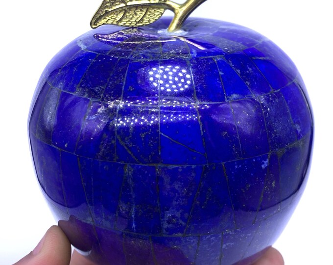 1.7Kg A+++Top Quality Lapis Lazuli Apple- Lapis Stone-Laps Lazuli Apple-Healing Stone- Lapis Apple Stone