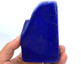 Lapis Lazul 100% Naturel Authentique Qualité Bleu Royal Freeform Tumble 108 x 69 x 24 mm