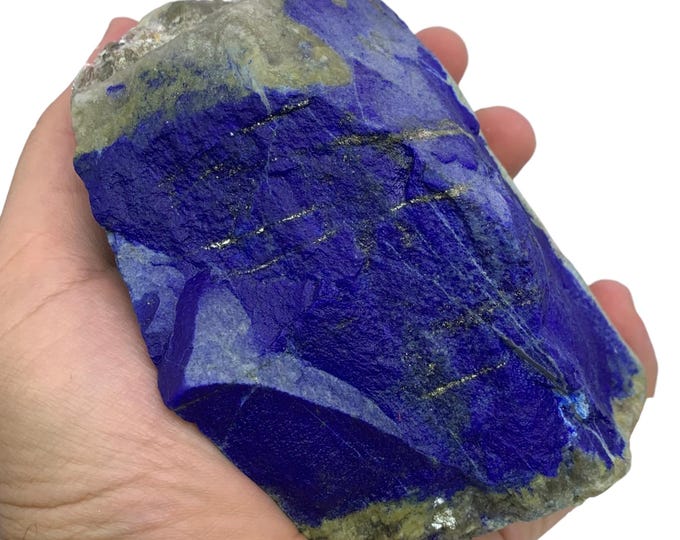855g Top Quality Lapis Lazuli Mine 4/Lapis/Raw Lapis Lazuli/Rough Lapis Lazuli/Natural Lapis Lazuli/Lapis Madani 4, Royal Blue Lapis Lazuli