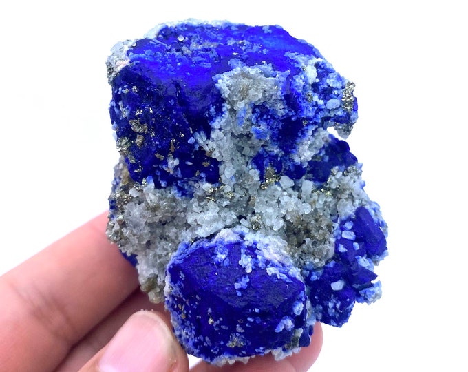 197 Grams Beautiful Blue Lapis Lazurite On Matrix Specimen-Lazurite Specimen-Lapis Specimen-Lapis Lazurite Stone-Lazurite Gemstone-Gemstone