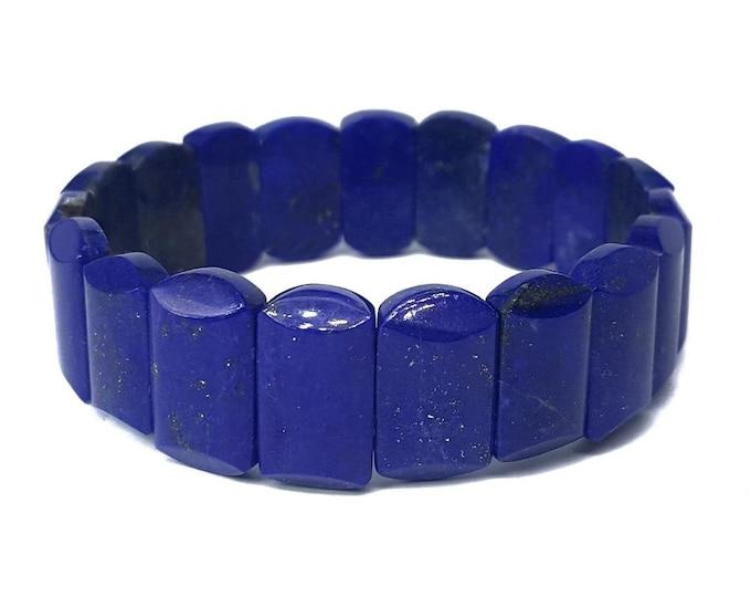 Natural Lapis Lazuli Natural Color Bracelet 55 mm