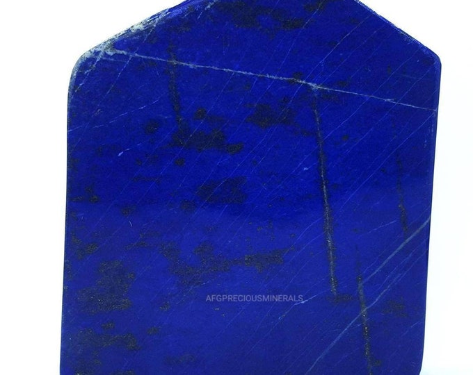Lapis Lazuli 888 Grams Beautiful Best Quality Lapis Lazuli Free Form Display made by Afghan precious minerals