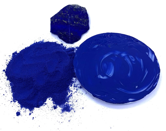 A++ Best Quality 100% Natural Lapis Lazuli Mine 4 Pigment, Lapis Pigment, Lapis Lazuli Pigment, Lapis Stone Pigment, Azurite Pigment, Lapis