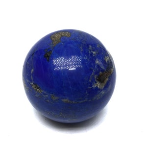 Natural Blue Lapis Lazuli Mine 4 High Grade Madani 66 mm Sphere/Ball Afghanistan