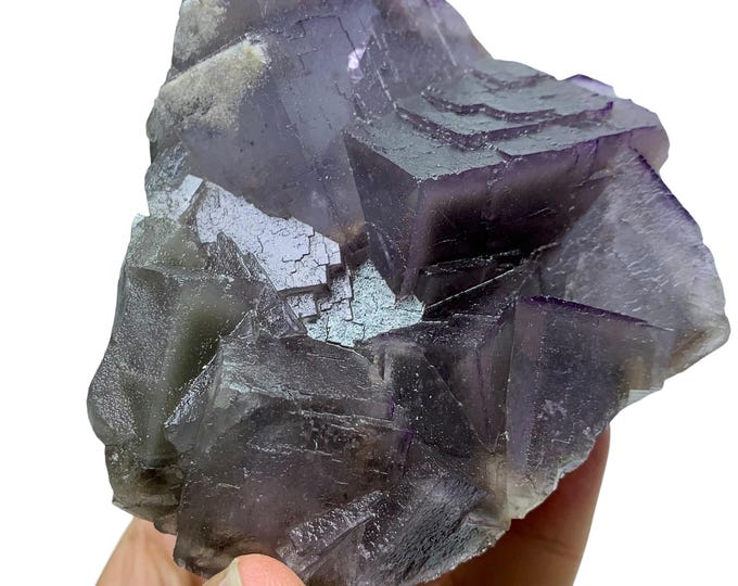 Beautiful Purple Color Fluorite Specimen 740g