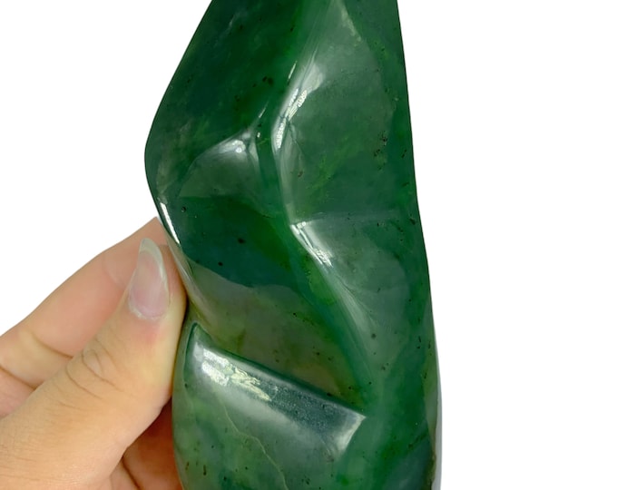 545g Best Quality Green Nephrite Jade Free Form, Nephrite Jade Free Form, Nephrite Jade Display, Nephrite, Nephrite Jade, Jade Free Form