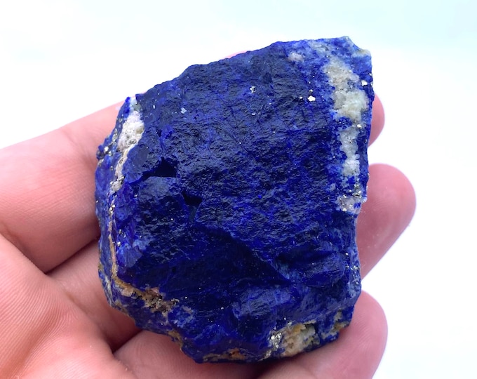100 Grams Beautiful Blue Lapis Lazurite On Matrix Specimen From Badakhshan Afghanistan