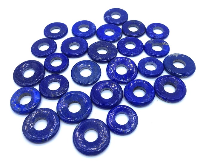 100 Grams Best Quality Lapis Lazul Donuts 26 Pieces