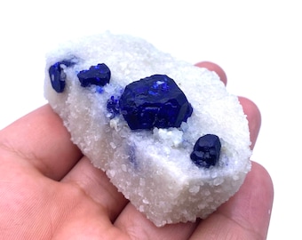 124 Grams Beautiful Blue Lapis Lazurite On Matrix Specimen From Badakhshan Afghanistan