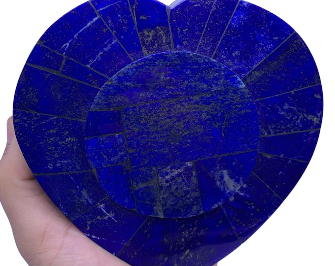 690g Best Quality Blue Lapis Lazuli Heart Shape Box, Lapis Box, Lapis Jewelry Box, Lapis Heart Shape Box, Lapis Lazuli Box, Lapis Stone Box