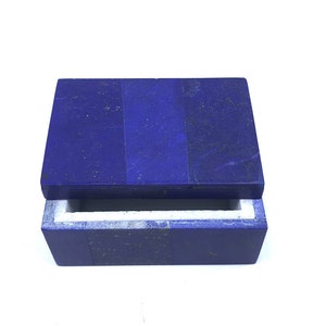 Lapis Lazuli Jewelry Box (68 x 45 mm)