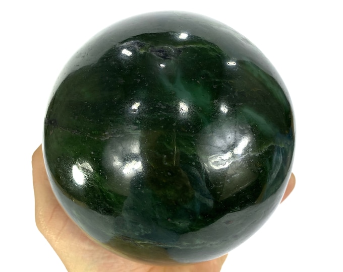 Best Quality Green Nephrite Jade Sphere, Nephrite Jade Sphere, Nephrite Jade Ball, Nephrite Crystal Sphere, Nephrite Jade Crystal Ball, 3 Kg