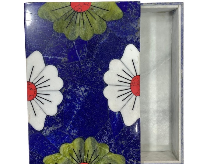 2.15 Kg Natural Beautiful Lapis Lazuli Jewelry Box, Lapis Decoration Box, Lapis Jewelry Box, Lapis Lazuli, Lapis Lazuli Box, Lapis Stone Box