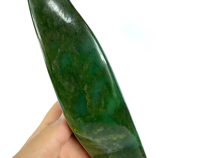 695g Best Quality Green Nephrite Jade Free Form, Nephrite Jade Free Form, Nephrite Jade Display, Nephrite, Nephrite Jade, Jade Free Form