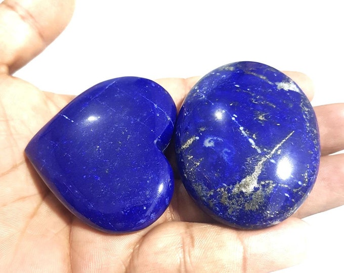 Lapis Lazuli Palm & Heart From Afghanistan