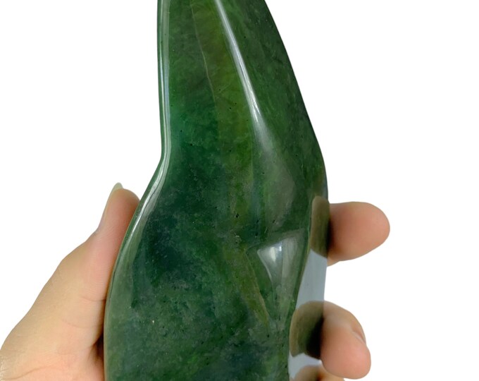 675g Best Quality Green Nephrite Jade Free Form, Nephrite Jade Free Form, Nephrite Jade Display, Nephrite, Nephrite Jade, Jade Free Form